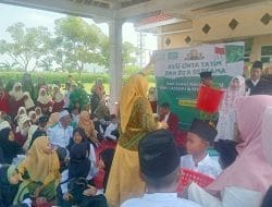 Peringati Hari Santri, Lazisnu Mojoanyar Gelar Pawai dan Santunan Anak Yatim