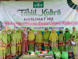 PAC Muslimat NU Mojosari Istiqomah Gelar Tahlil Kubro