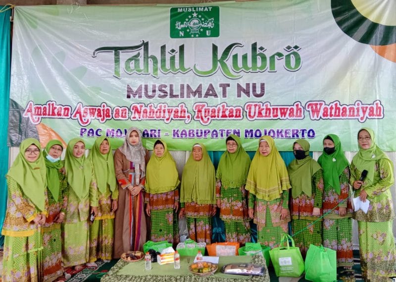 PAC Muslimat NU Mojosari Istiqomah Gelar Tahlil Kubro - NU Online Mojokerto