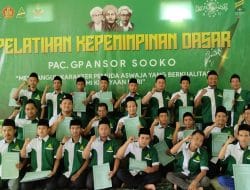 Penutupan PKD PAC GP Ansor Sooko, Dr. Ali Rahmad ” Apapun Masalahnya Kaderisasi Harus Tetap Berjalan”