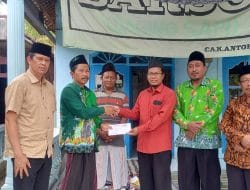 PCNU Kab. Mojokerto Santuni Korban Banjir Mojosari