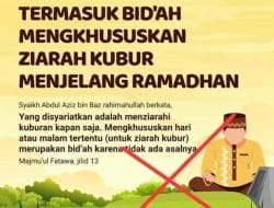 Bolehnya Nyekar Jelang Ramadan
