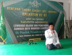 RTL PD-PKPNU, Ketua MWCNU Sooko Sampaikan 2 Point Penting