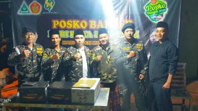Mudik Lebaran, Ansor Bangsal Siapkan Posko Pengamanan di Ngrowo Selama 24 Jam
