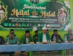 Gelar Halal bihalal MWCNU Kemlagi, H.M.Arif M.Pd.I Ingatkan Jaga Persatuan