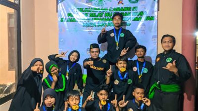 Pesilat Pagar Nusa Puri Borong 11 Medali di Kejurcab 3 Pagar Nusa Se-Kota Mojokerto 
