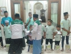 Lazisnu MWCNU Jetis Gandeng Yayasan Amanah Gelar Santunan Anak Yatim Di Masjid Baiturahim