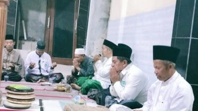Semangat Kebersamaan Warnai Lailatul Ijtima’ Ranting NU Temon saat HUT ke-79 RI