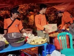 Banser Bagana kabupaten Mojokerto terjun bantu korban banjir di kecamatan Sooko