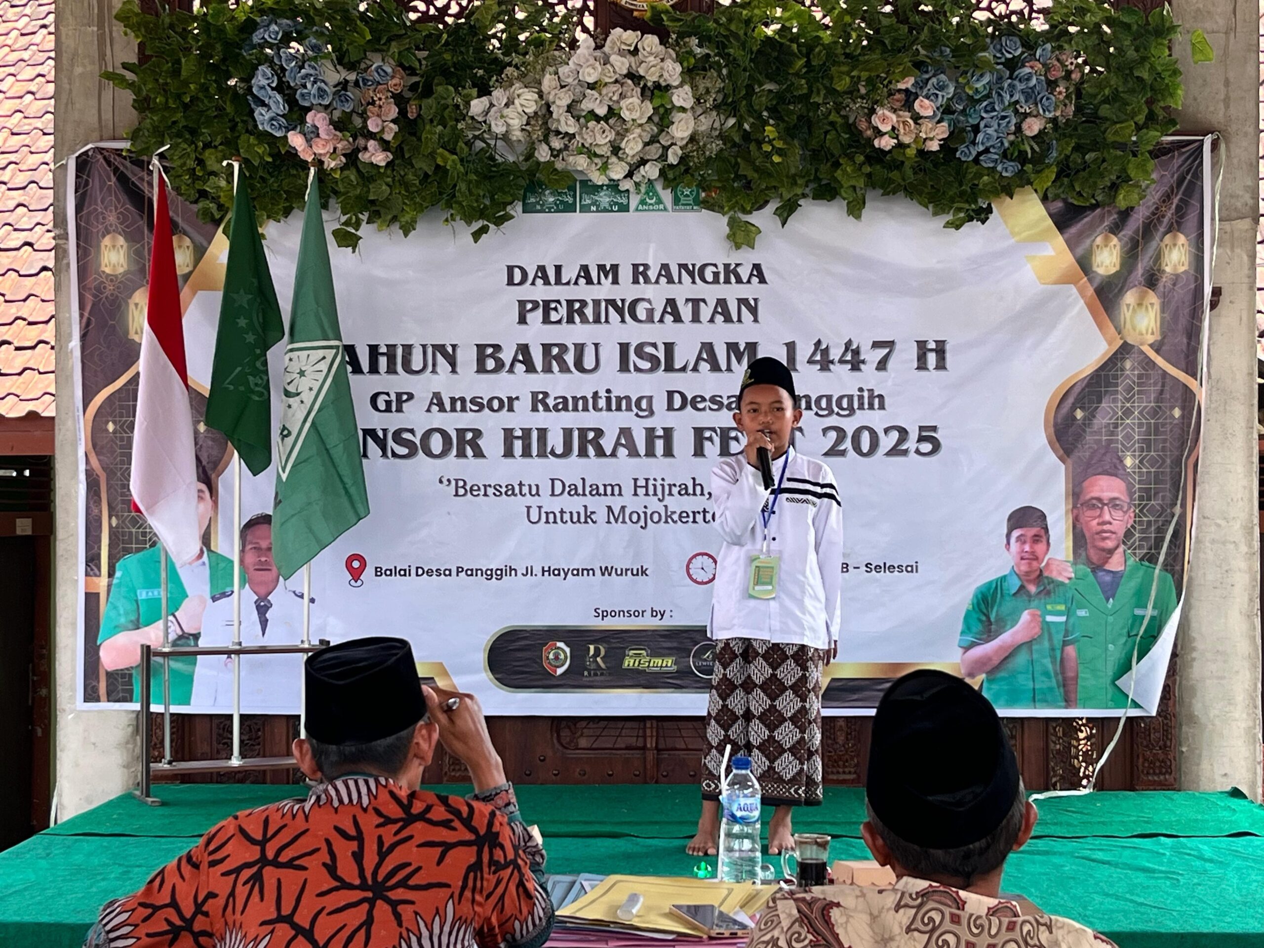 Foto Peserta Kegiatan Hijrah Fest PAC GP Ansor Kecamatan Trowulan