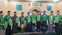 Foto pelantikan pengurus baru PR GP Ansor Kejagan