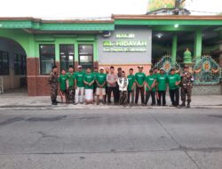 Wujud Toleransi, Banser Sidoharjo dan Pemuda GKJW Amankan Ibadah di Empat Masjid