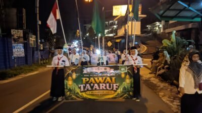 Sambut Tahun Baru Hijriyah, MWCNU Trawas Gelar Pawai Ta’aruf